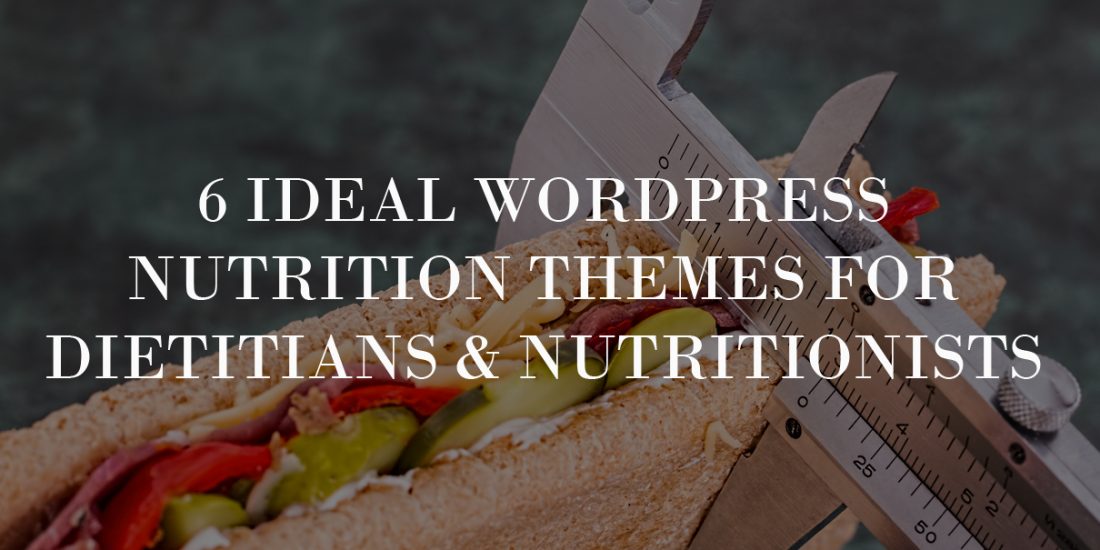 6 Ideal WordPress Nutrition Themes For Dietitians & Nutritionists